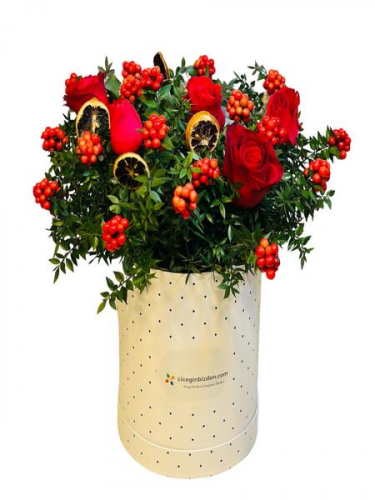 Benekli Kutuda Kokina ve Güller