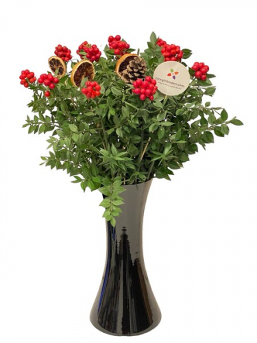 Siyah Vazoda Kokinalar